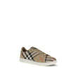 Burberry Beige Cotton Low Top Sneakers Burberry