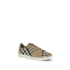 Burberry Beige Cotton Low Top Sneakers Burberry