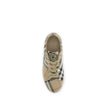 Burberry Beige Cotton Low Top Sneakers Burberry