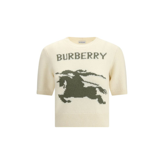 Burberry Cream Wool Sweatshirt Burberry