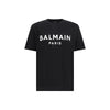 Balmain Black Cotton T-Shirt Balmain