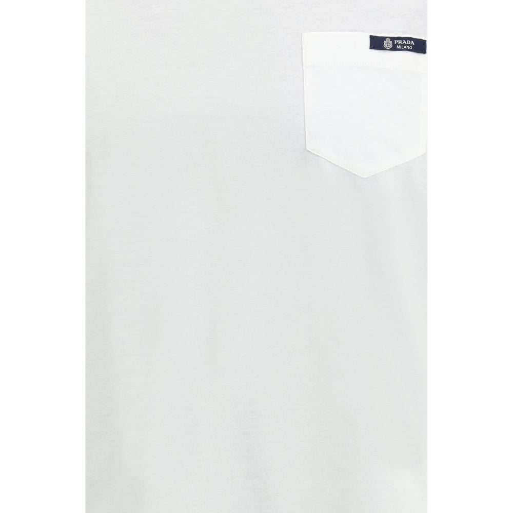 Prada White Cotton T-Shirt Prada