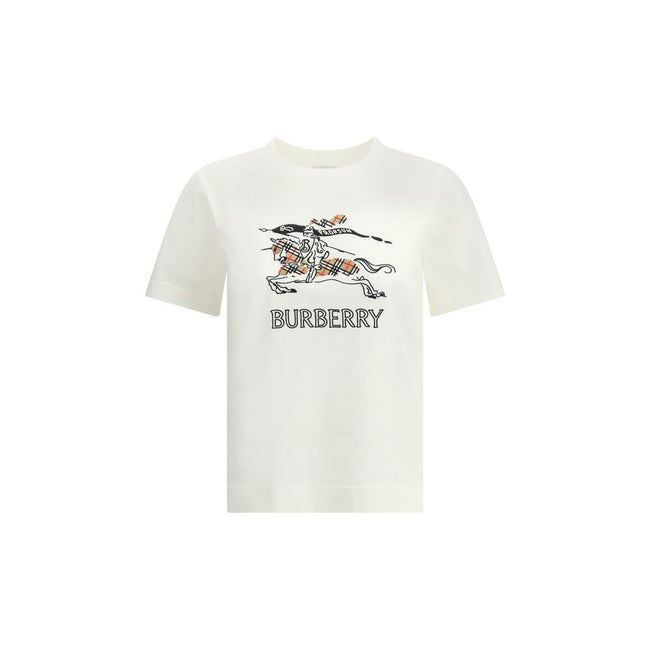 Burberry White Cotton T-Shirt
