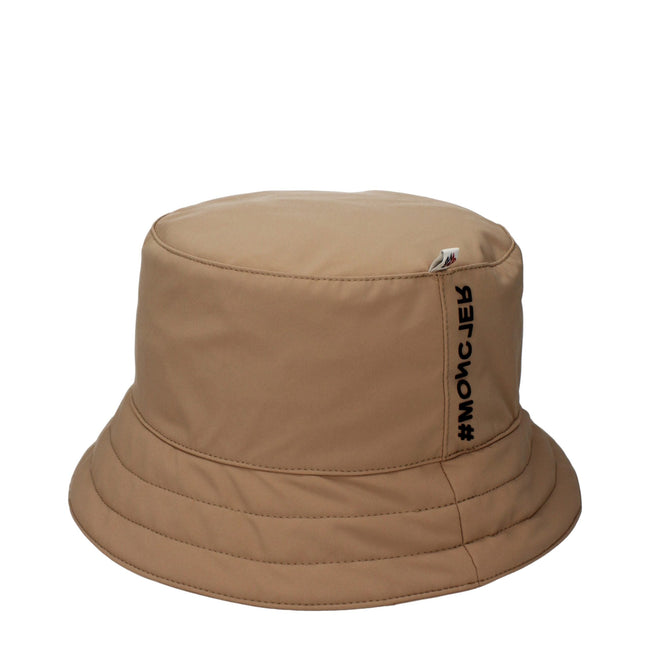 Moncler Beige Fabric Bucket Hat Moncler