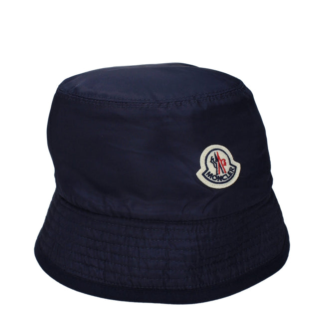 Moncler Blue Wool Bucket Hat Moncler