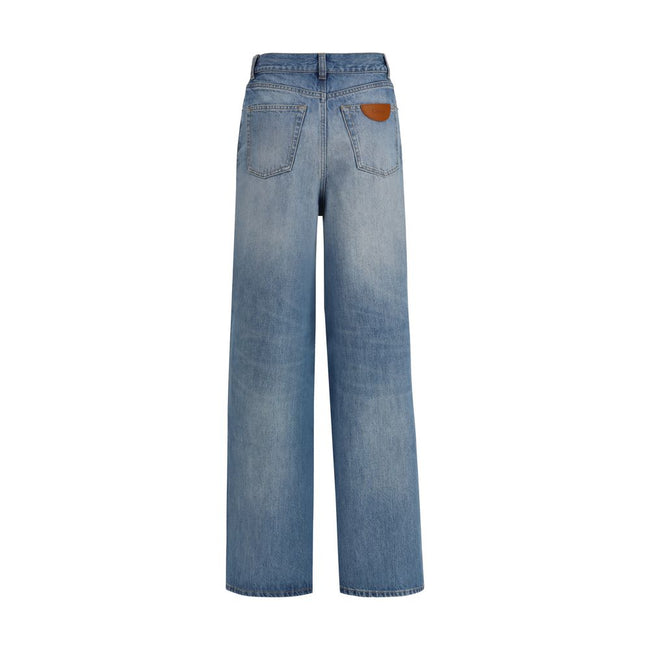 Chloé Blue Cotton Jeans Denim Chloé