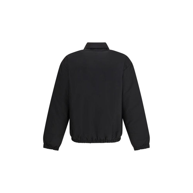 Prada Black Recycled Polyamide Full-Length Jacket Prada