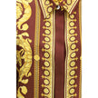 Versace Bordeaux Silk Pattern Shirt Versace