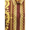 Versace Bordeaux Silk Pattern Shirt Versace
