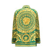 Versace Green Silk Pattern Shirt Versace