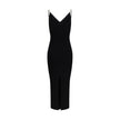 Versace Black Viscose Cocktail Dress Versace