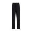 Versace Black Fleece Wool Dress Pants Versace