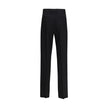 Versace Black Fleece Wool Dress Pants Versace