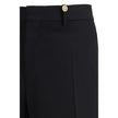 Versace Black Fleece Wool Dress Pants Versace