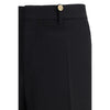 Versace Black Fleece Wool Dress Pants Versace