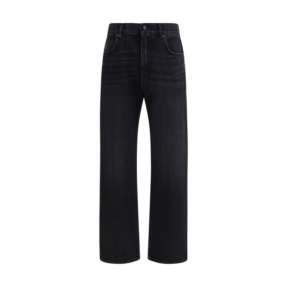 Balmain Black Cotton Jeans Denim Balmain