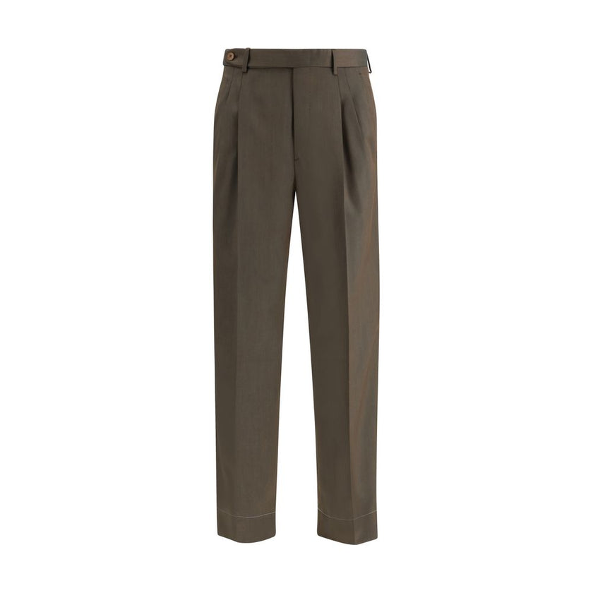 Brioni Bicolor Fleece Wool Casual Pants Brioni