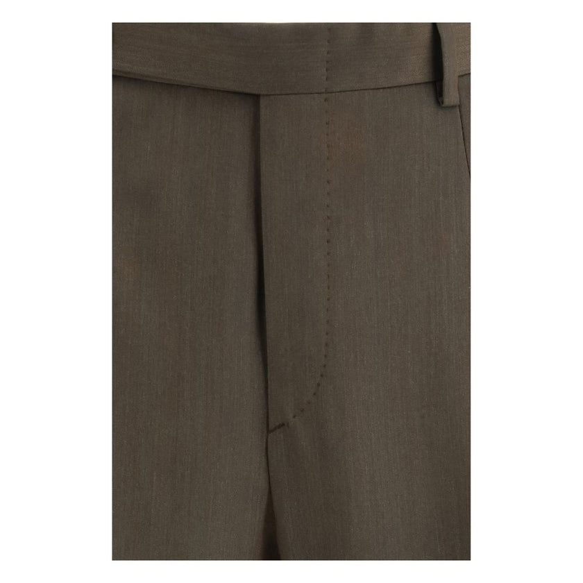 Brioni Bicolor Fleece Wool Casual Pants Brioni